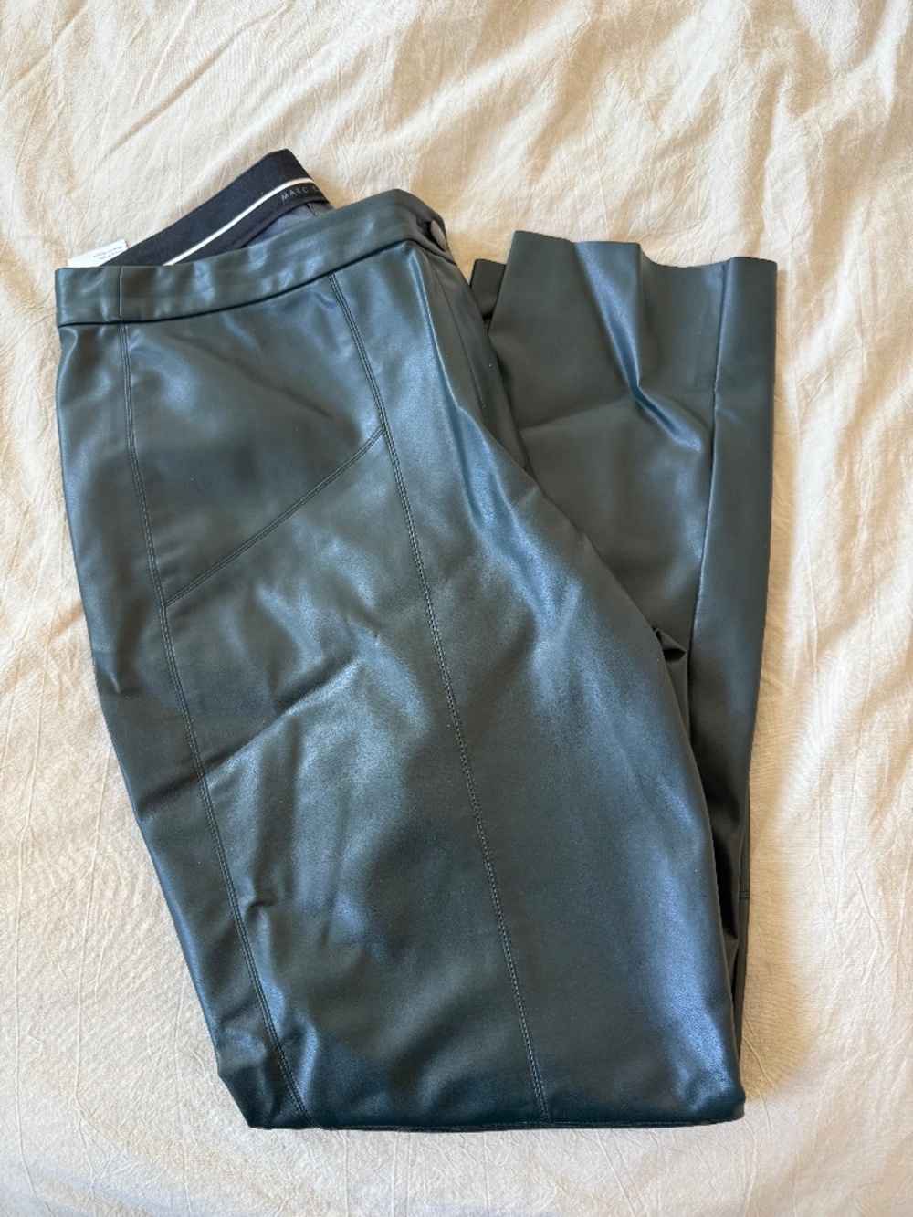 Marc Cain Faux Leather Pants - N6